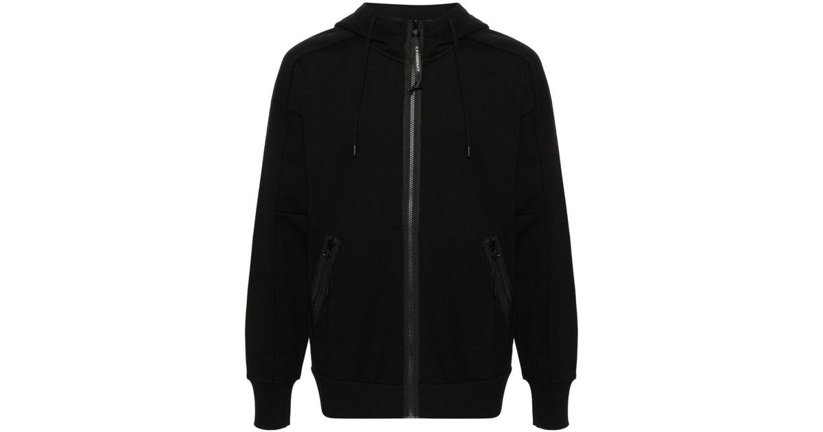 C.P. Company Goggles Detail Hoodie in Black for Men Lyst Canada