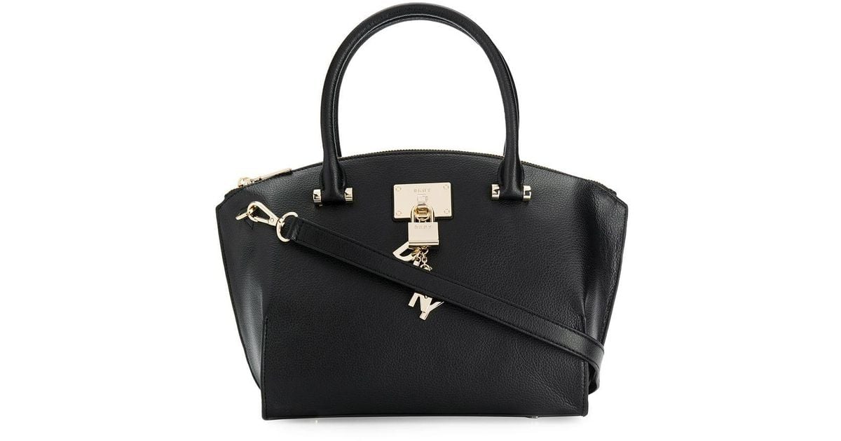 donna karan black tote