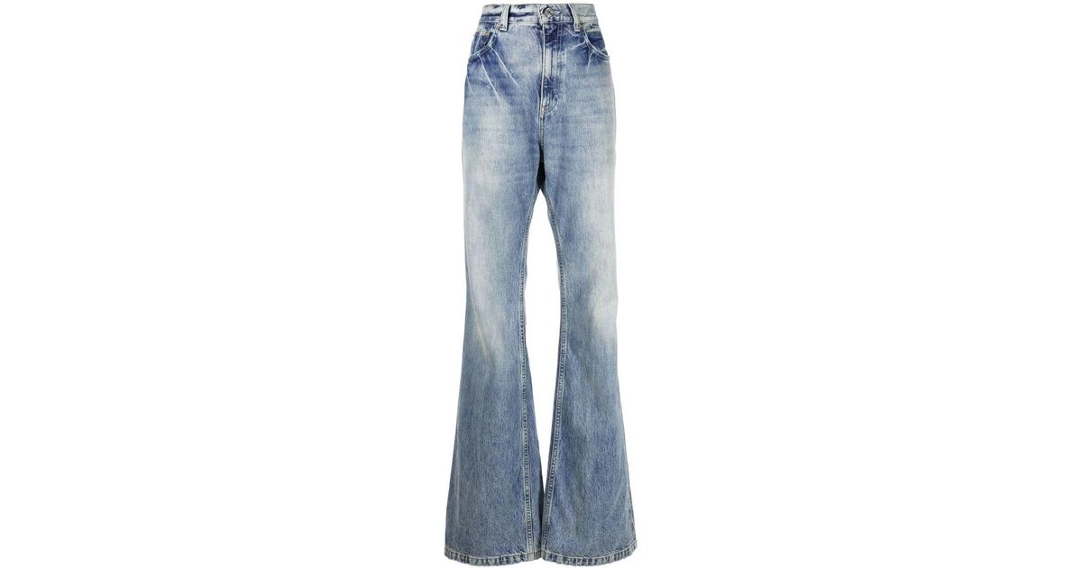 Damen Bekleidung Jeans Jeans mit gerader Passform Off-White c/o Virgil Abloh Denim Andere materialien jeans in Blau 