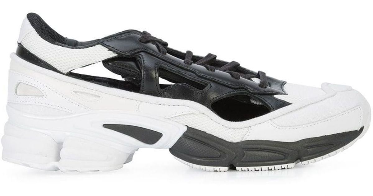 adidas By Raf Simons Leather Raf Simons X Adidas Replicant Ozweego Sneakers in Black for Men - Lyst