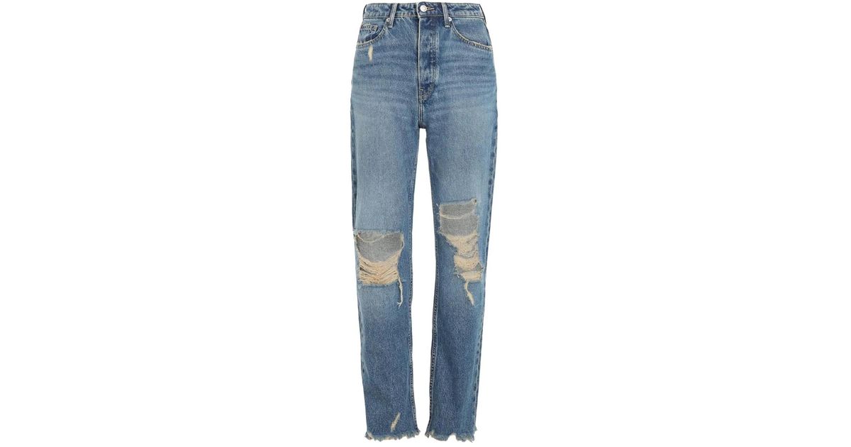 Tommy Hilfiger Ripped Detailing Jeans in Blue Lyst UK