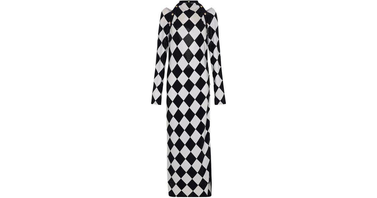 CAMILLA - Maxi jersey dress with cut-out design