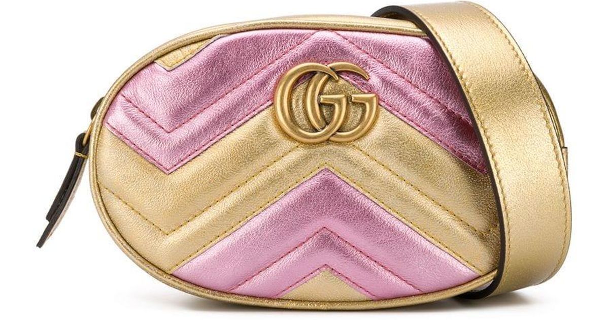 pink gucci belt bag