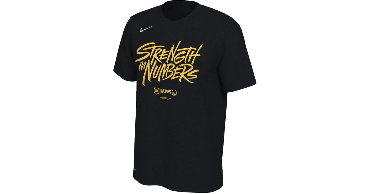 warriors dri fit t shirt