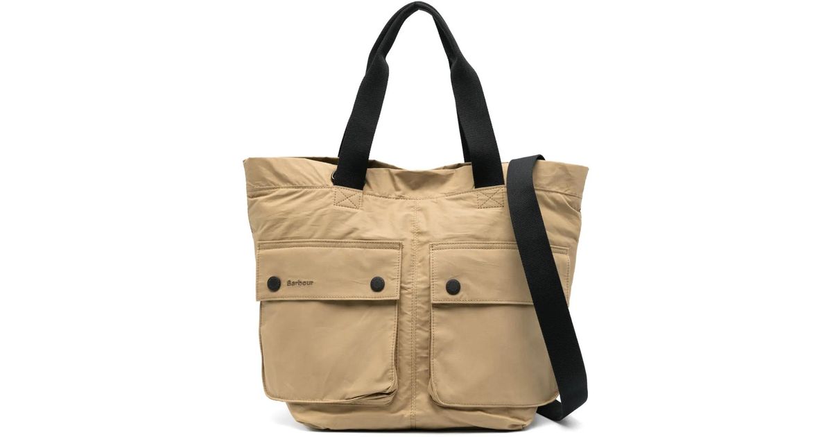 Barbour Transport Carry All Tote Bag Bags in Natural for Men | Lyst