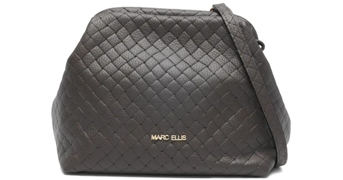 Marc Ellis Pochette Matelassée Arlena Plot Médium in Gray | Lyst
