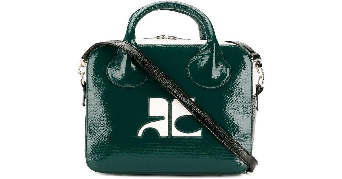 Sac à main 2way à logo Courreges en coloris Vert | Lyst