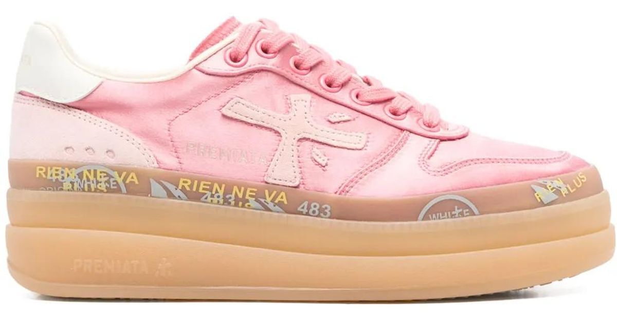 Premiata Micol 7439 Sneakers in Pink | Lyst