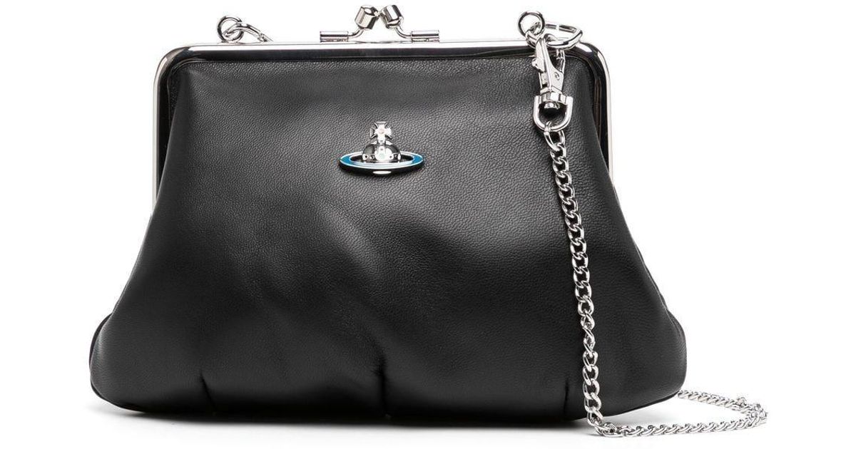 Vivienne Westwood Orbplaque Detail Crossbody Bag in Black Lyst