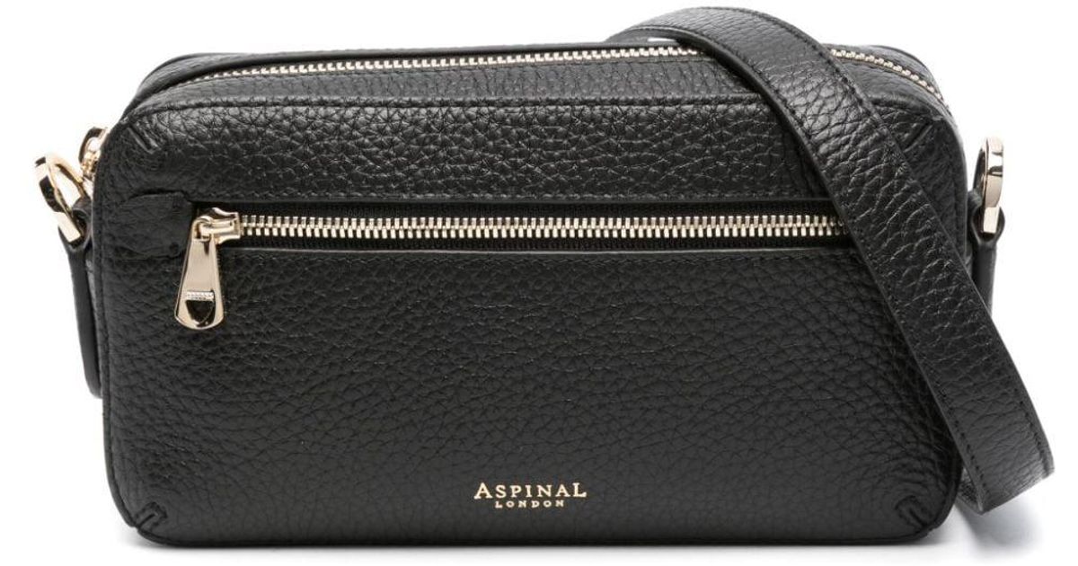 Aspinal of London Slim Leather Camera Bag in Black Lyst