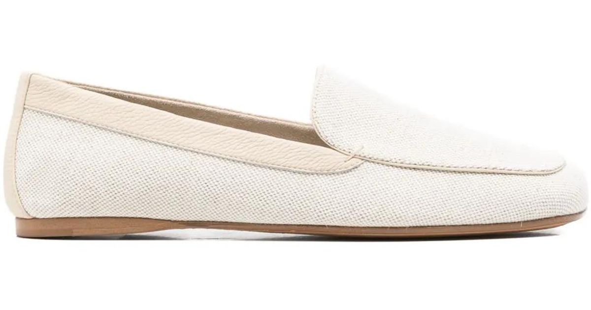 khaite-textured-loafers-in-white-lyst