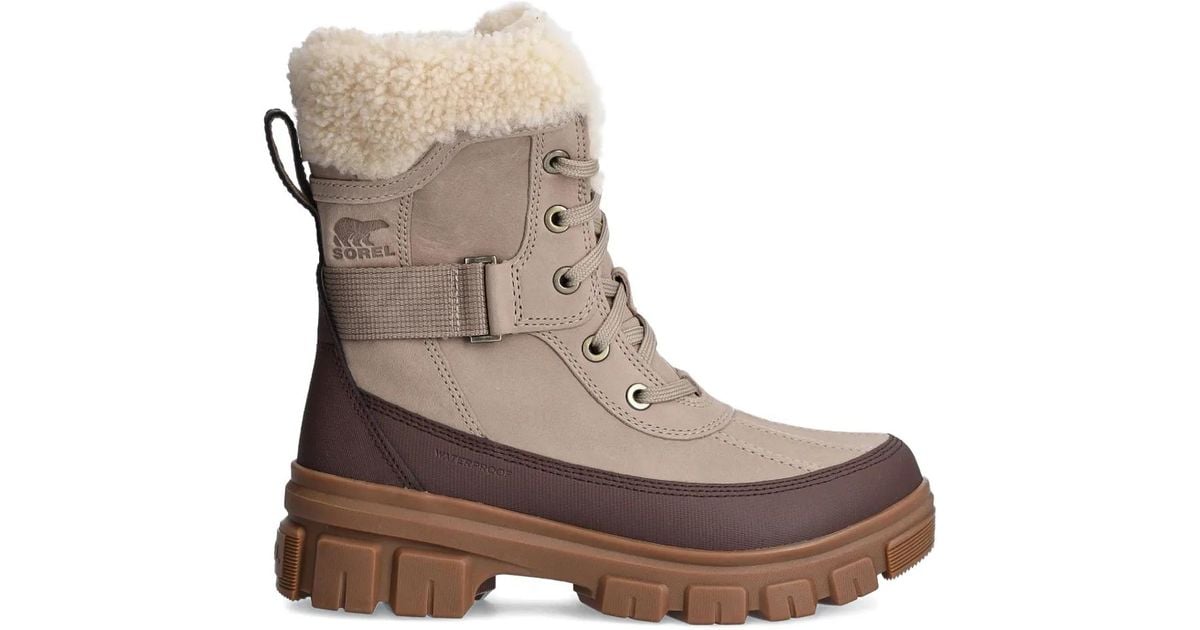 Sorel Torino V Parc Wp Outdry Boots in Brown Lyst