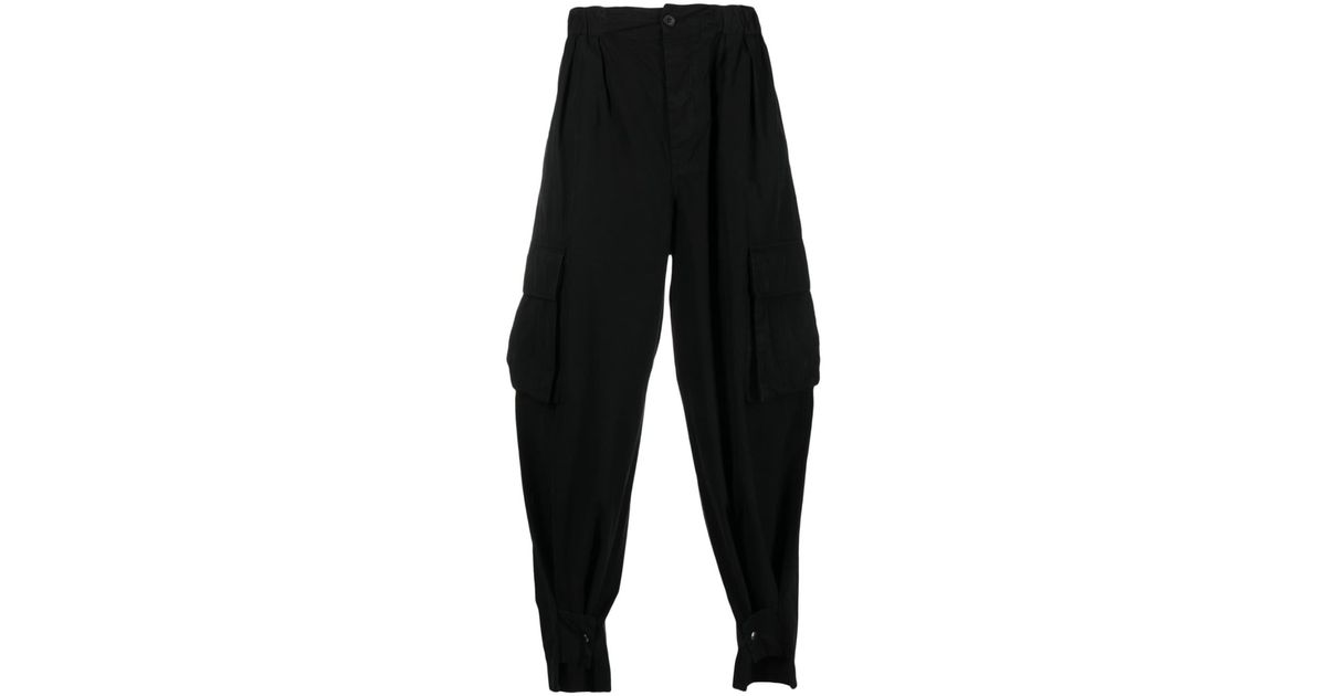 DARKPARK Eric Cotton Cargo Trousers in Black for Men | Lyst