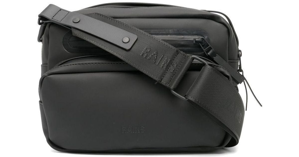 Rains Large Box Crossbody Bag in Black Lyst