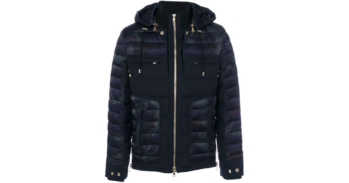 balmain camo jacket