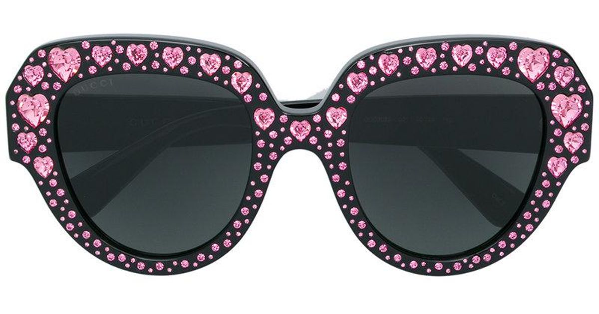 heart sunglasses gucci