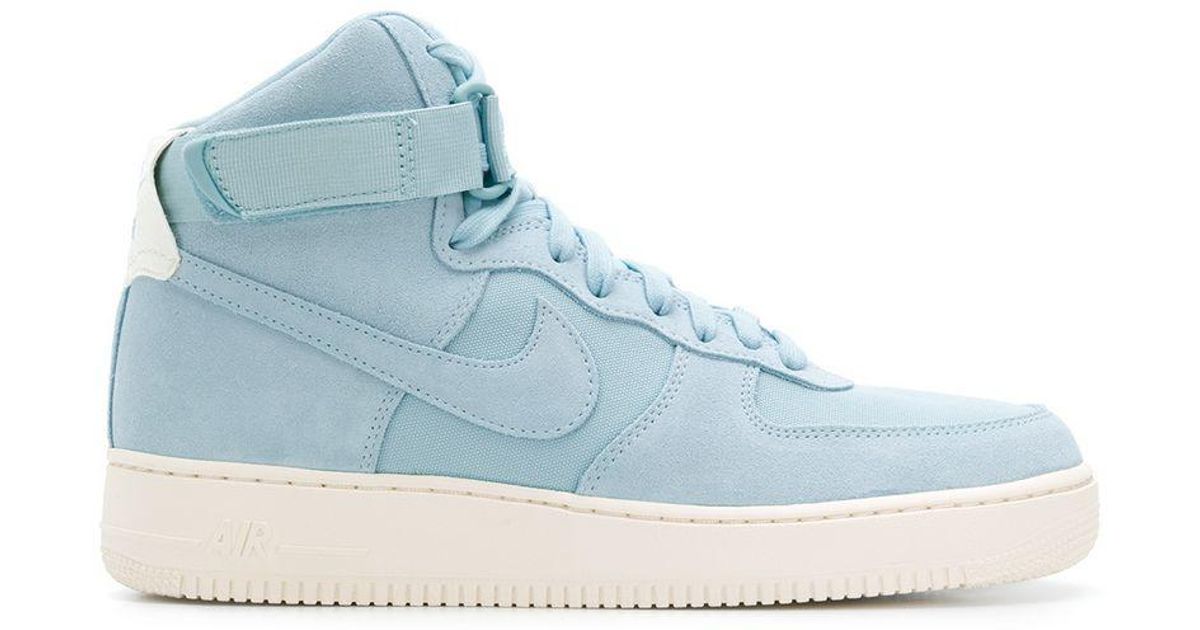 nike high ankle shoes blue