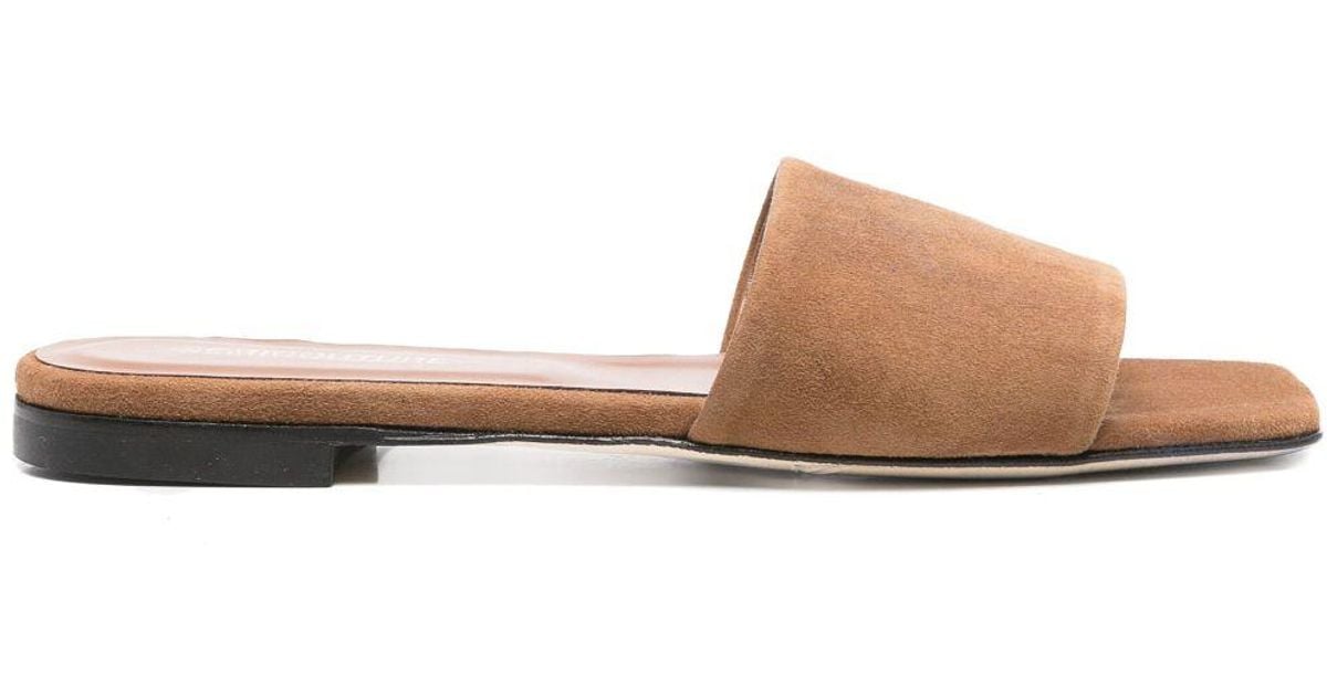 Chipmunk Suede Cayucas Slide