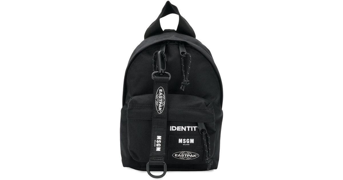 msgm eastpak backpack black