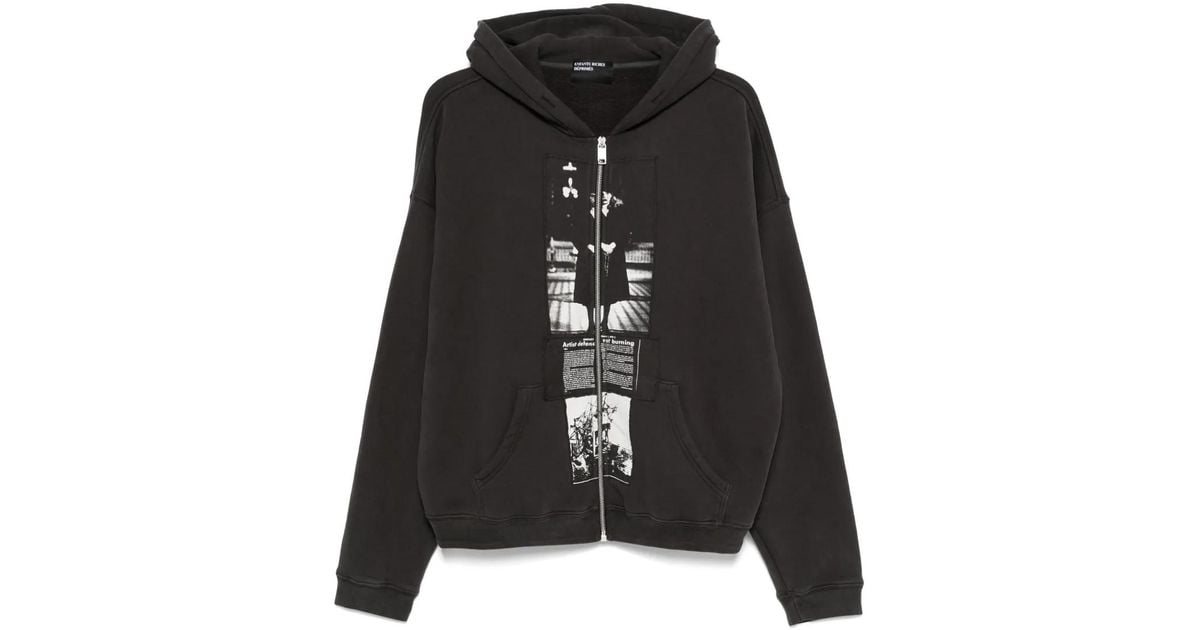 Enfants Riches Deprimes Zip-Up Hoodie in Black for Men | Lyst
