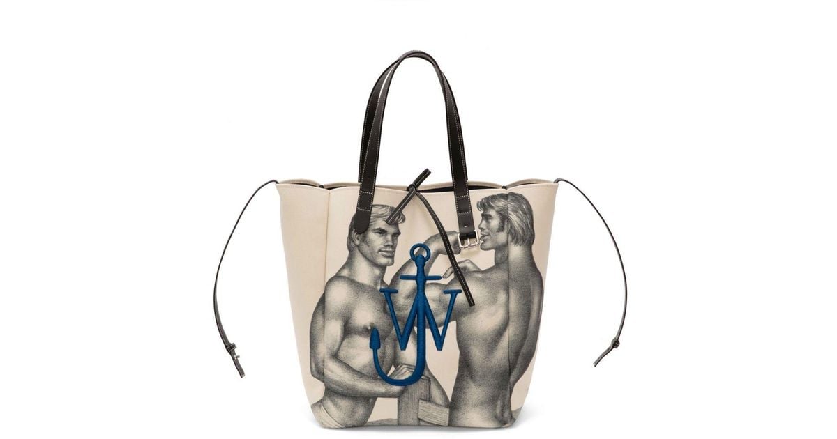 JW Anderson printed Belt tote bag - Neutrals