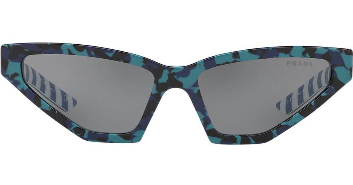 Prada 'Disguise' Sonnenbrille in Grün - Lyst