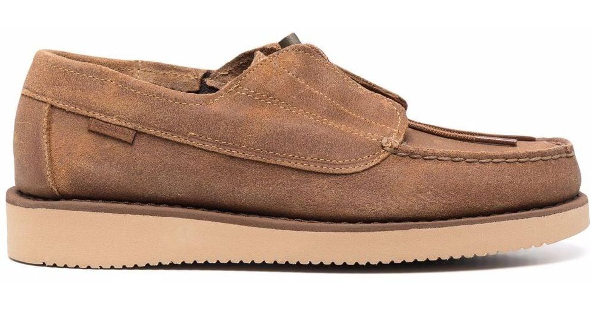 Sebago Suede X Engineered Garments Cover Deck Lace-up Shoes in Brown for  Men | Lyst