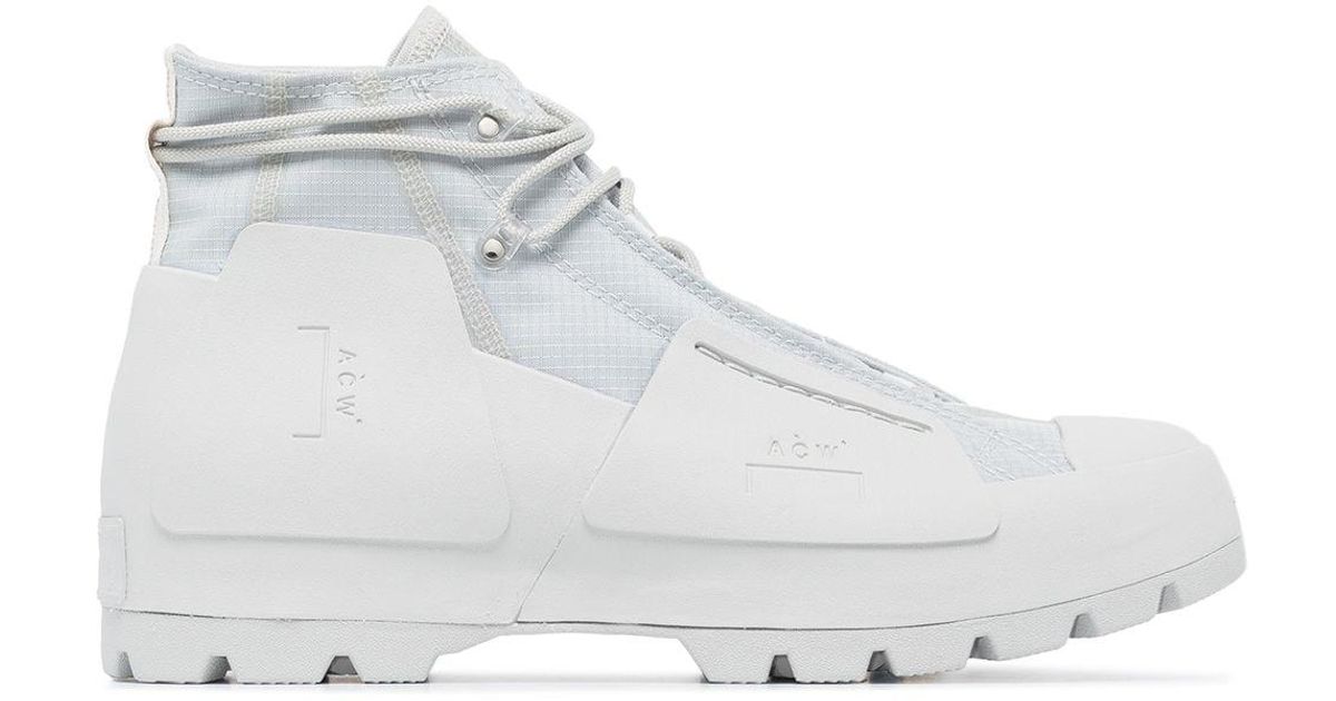 Converse Synthetic X A Cold Wall High Top Sneakers In Grey Gray For Men Lyst