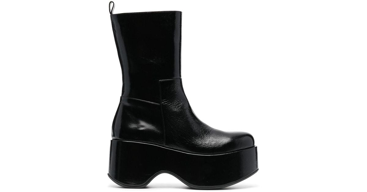 Paloma Barceló Eider Malory Leather Boots in Black | Lyst Australia