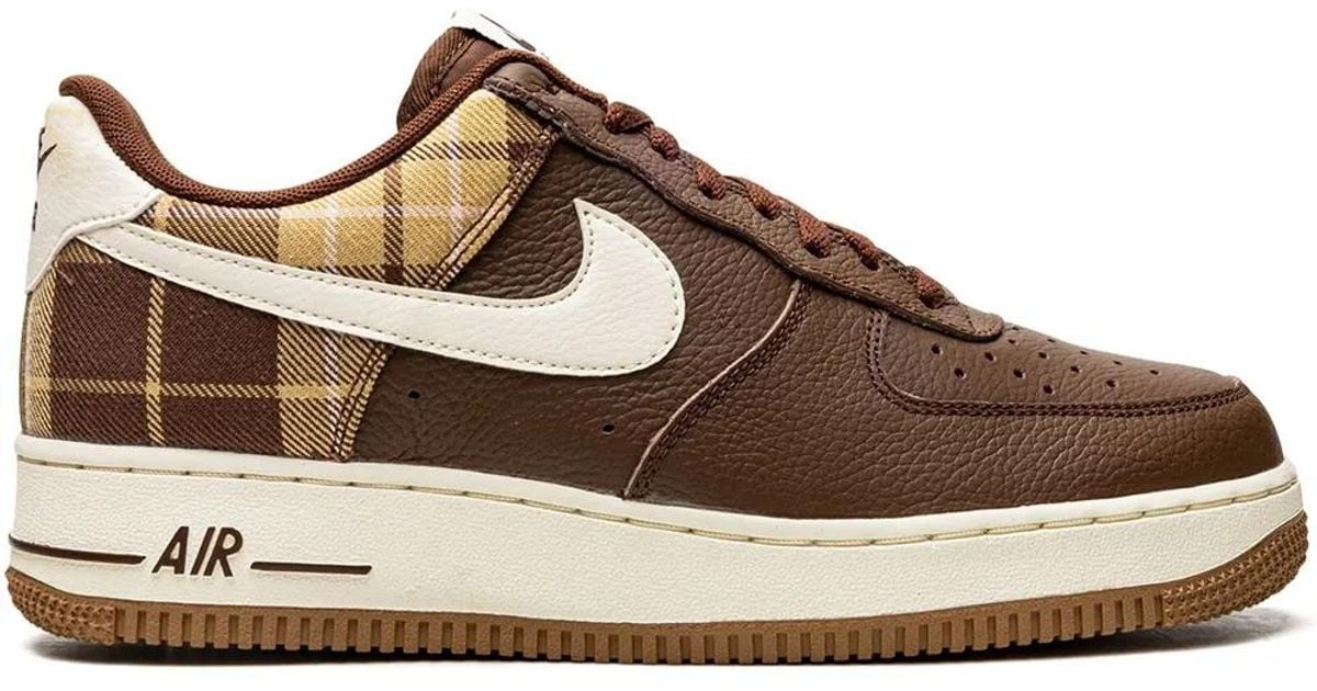 Nike Air Force Low-top Sneakers in het Bruin Lyst NL