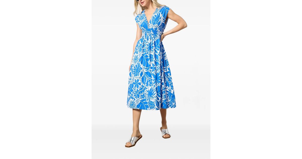 square neck midi dress puff sleeve White Floral Square Neck Puff Sleeve Flowy Plus Size Midi Dress