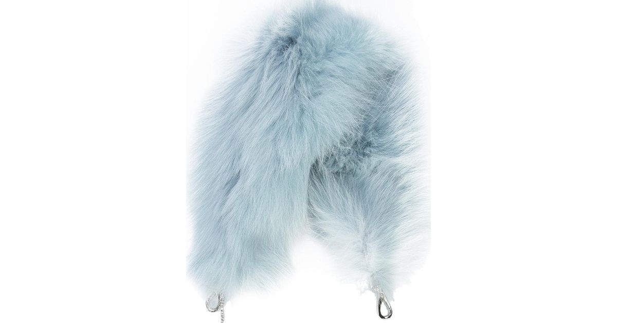 fur bag strap
