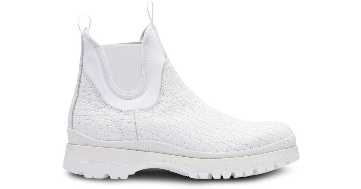 Prada white hotsell boots