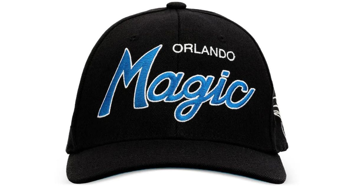 Magic. Skip Cap Mitchell & Ness X Nba Orlando Magic Script 2.0 Cap in Black for Men | Lyst