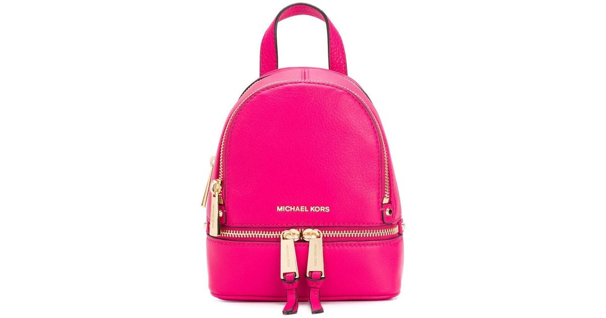 michael kors pink backpacks
