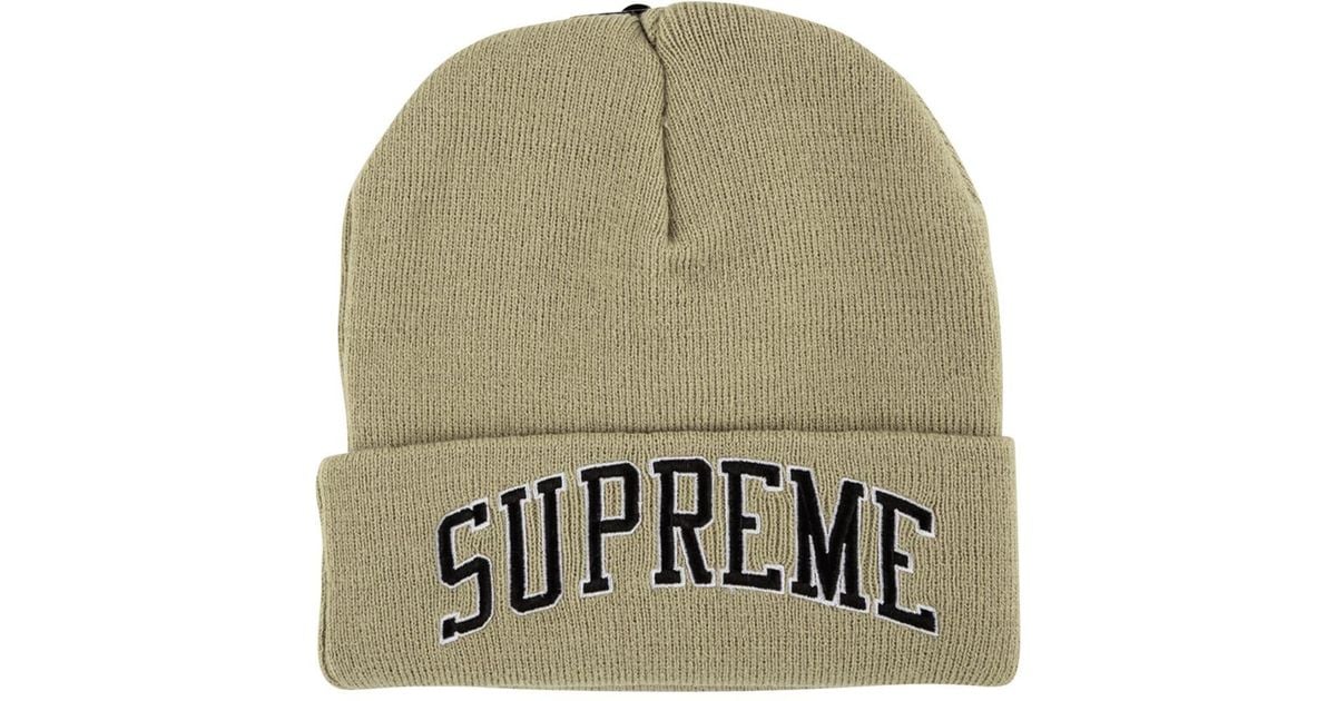 supreme x raiders beanie