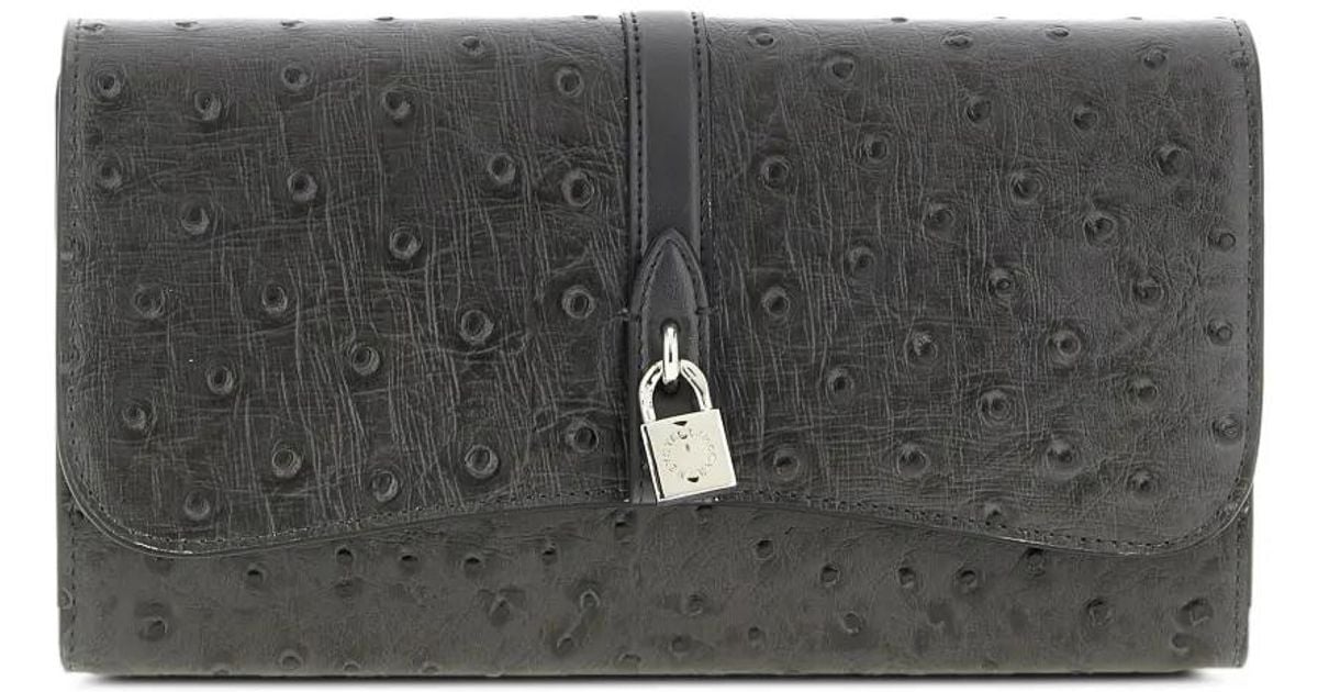 Stella McCartney Ryder Padlock Cross Body Bag in Grey | Lyst Canada