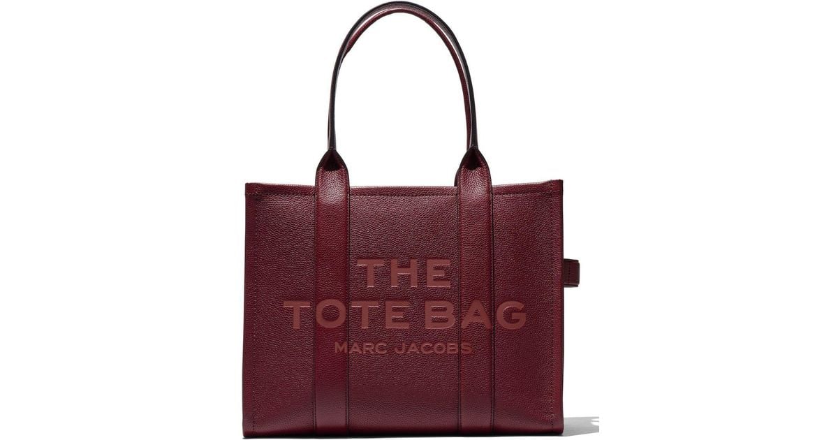 Marc Jacobs The Leather Large Tote Bag in Brown Lyst Canada