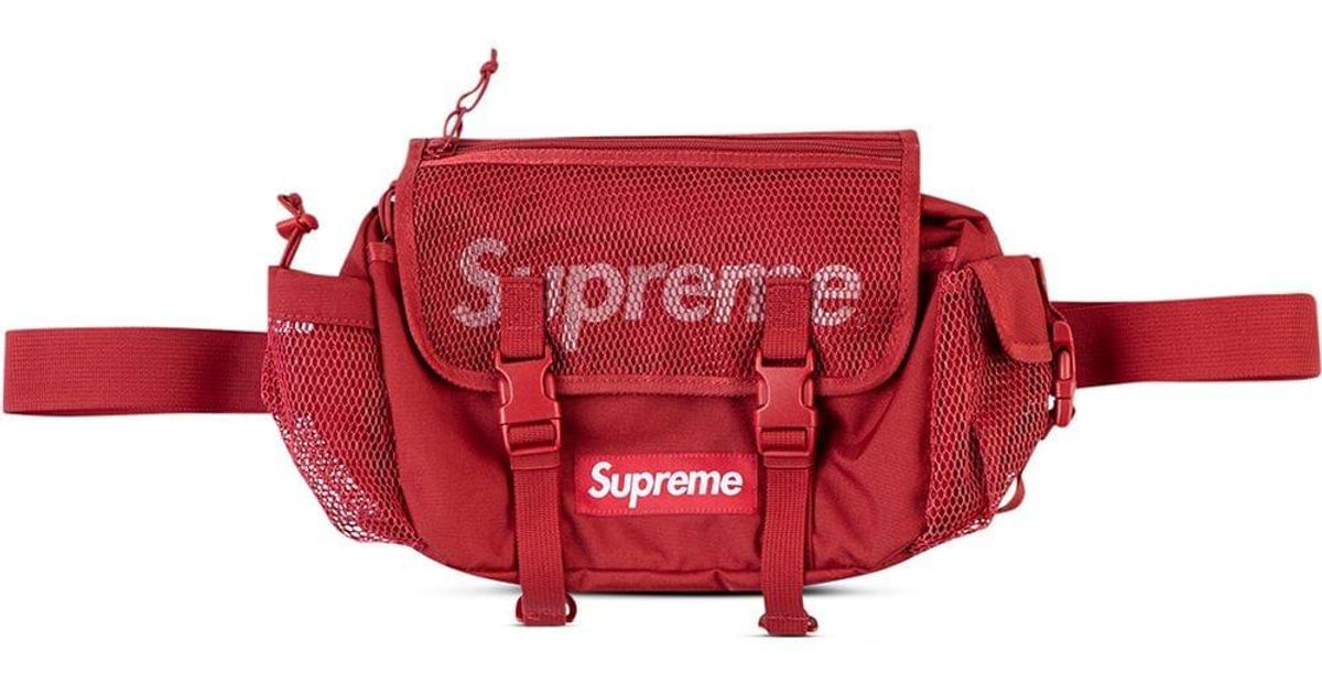 supreme waist bag ss20 red