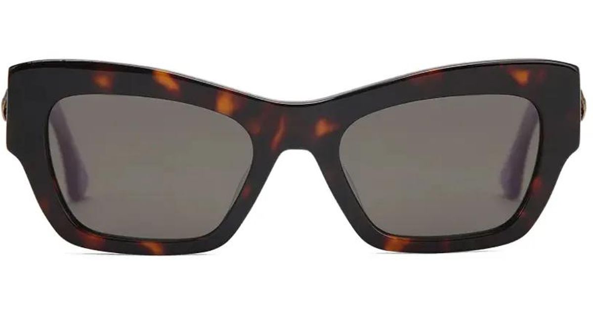 Kurt Geiger Eagle Tortoise Shell sunglasses KENSINGTON SM CAT-EYE Tortoiseshell Cat Eye Sunglasses by  main image 3