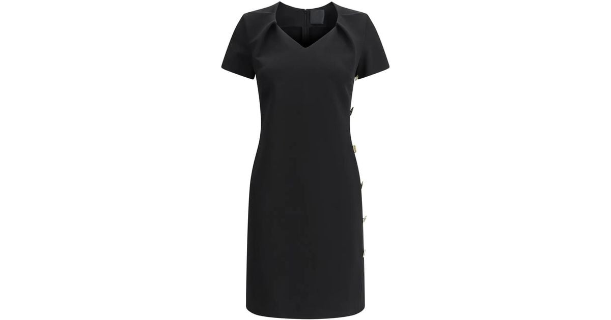 ワンピース Givenchy SIDE BUTTON DRESS Givenchy Side Button Dress in Black | Lyst