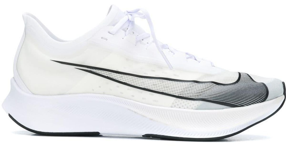 nike zoom fly all white