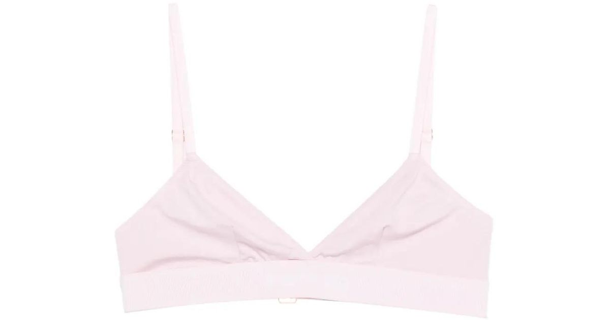 Triangle Tom Tom Ford Triangle Logo-Detail Bra in Pink | Lyst UK