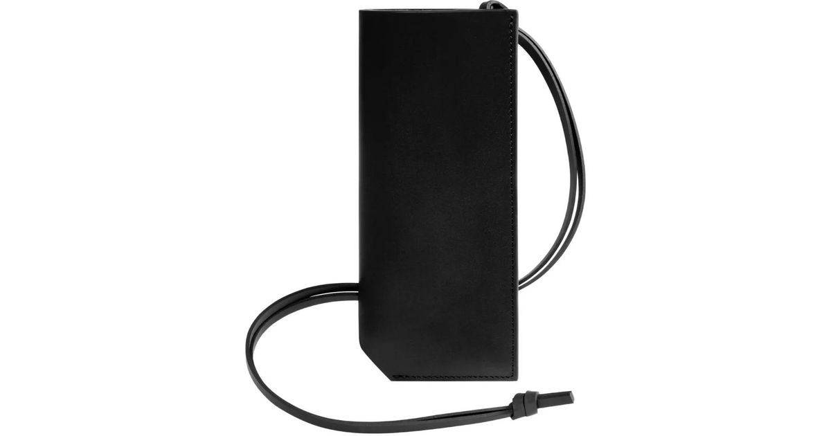 AURALEE Leather Sunglasses Case in Black for Men | Lyst