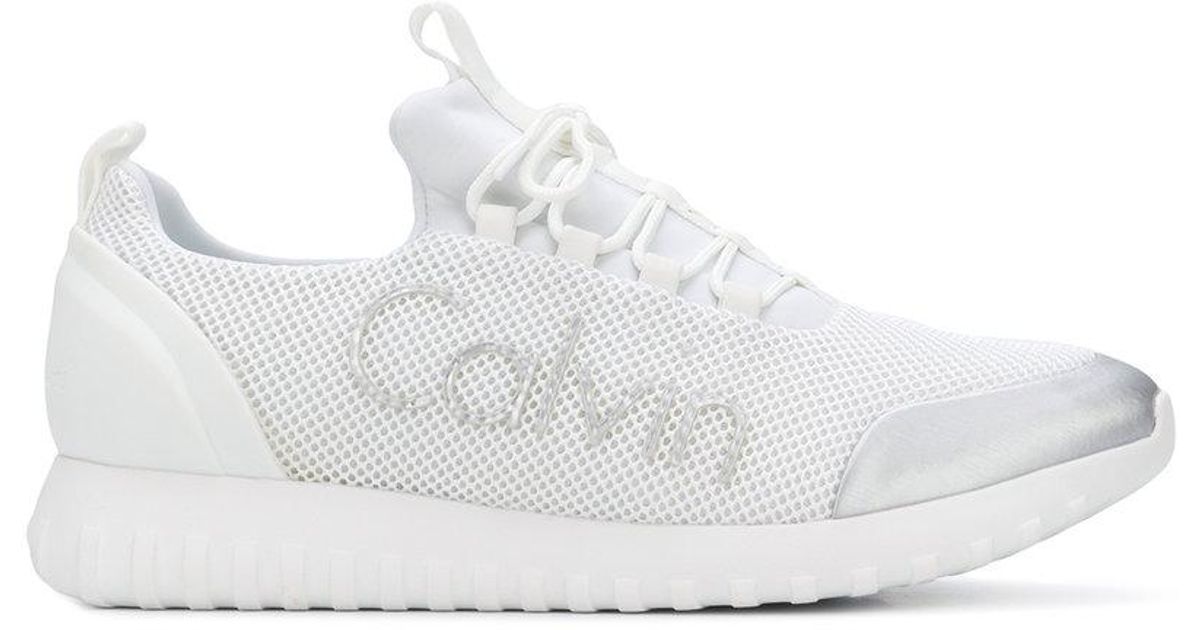 calvin klein mesh trainers