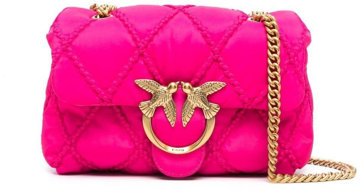 Pinko Mini Puff Crossbody Bag in Pink Lyst UK