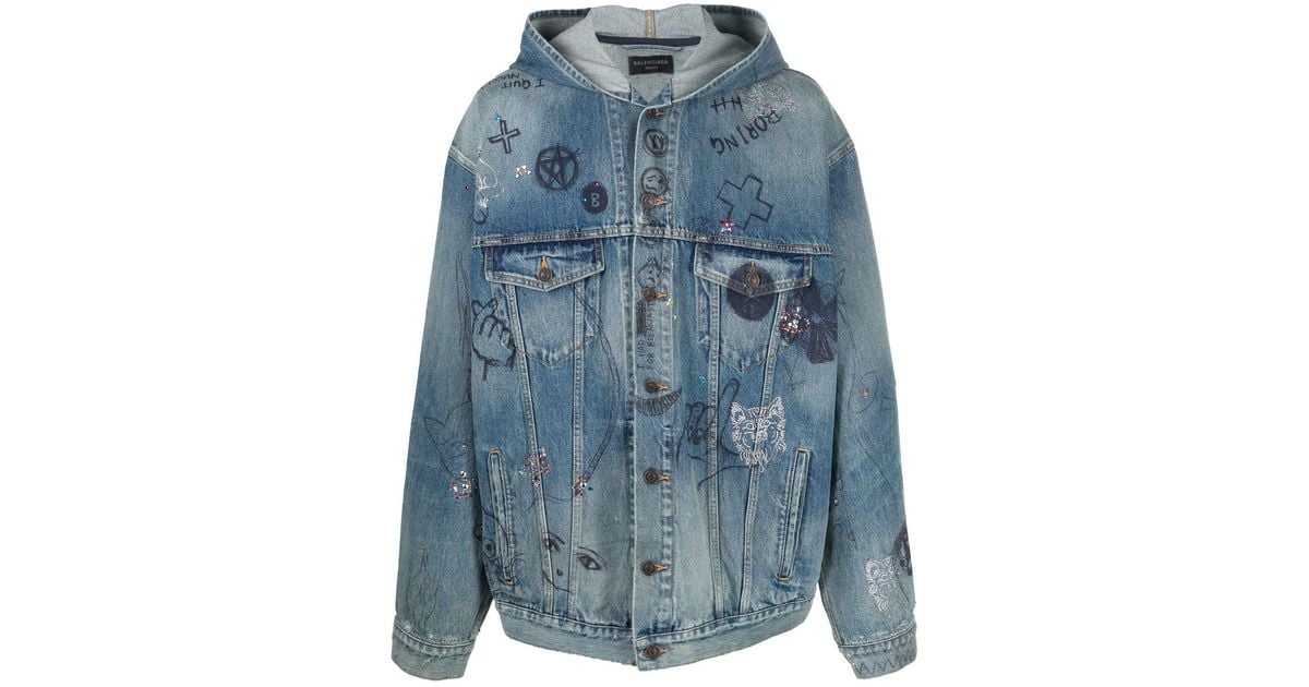 balenciaga hooded jacket