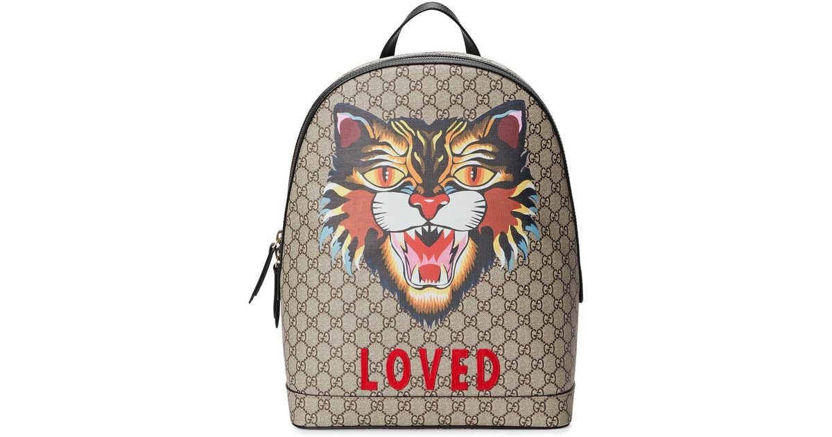 gucci backpack with tiger