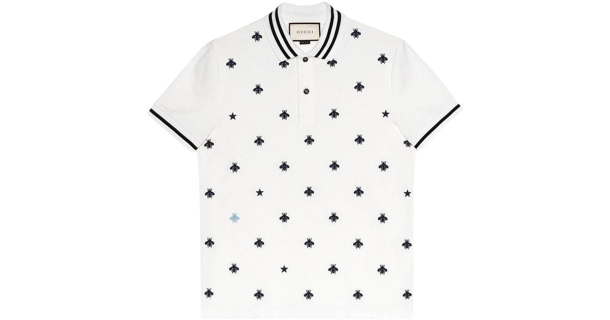 gucci polo bees and stars