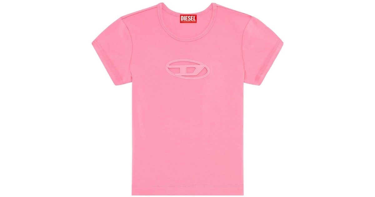 DIESEL ピンク T-Angie Tシャツ